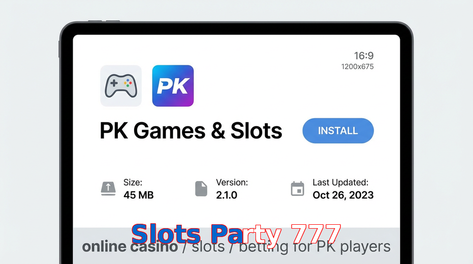 Game list for Slots Party 777 gameapk section